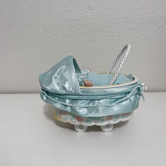 Vintage Cabbage Patch Kids Doll Magic Nursery Cradle Carriage Green Set 1998 - Picture 6 of 16